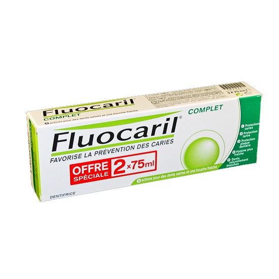 Fluocaril complet dentifrice duo 75ml