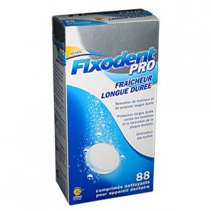 Fixodent pro 88 comprim&eacute;s nettoyants